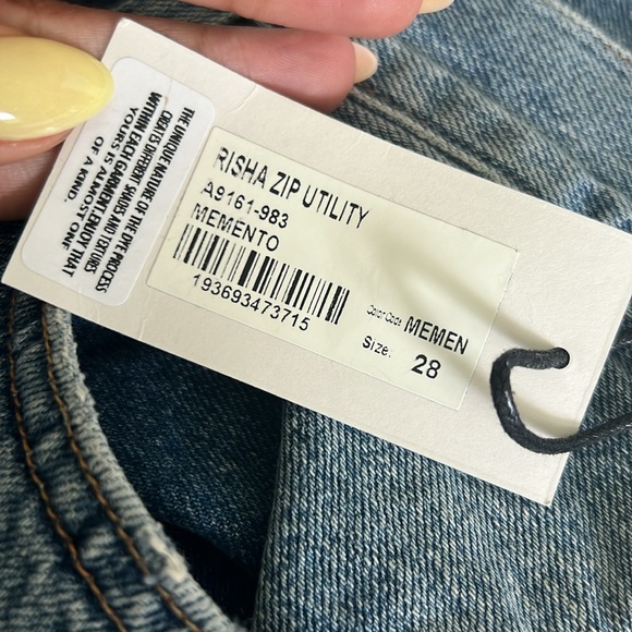 Agolde Risha Zip Utility Jeans - Picture 4 of 10